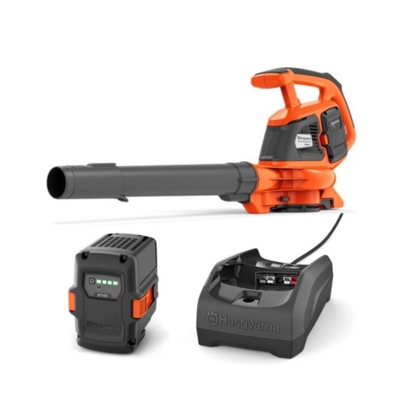 Soffiatore a batteria Husqvarna 120iBV con batteria 40-B140 e caricabatterie 40-C80